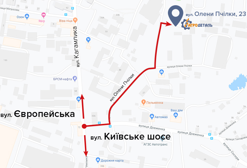 Схема проїзду